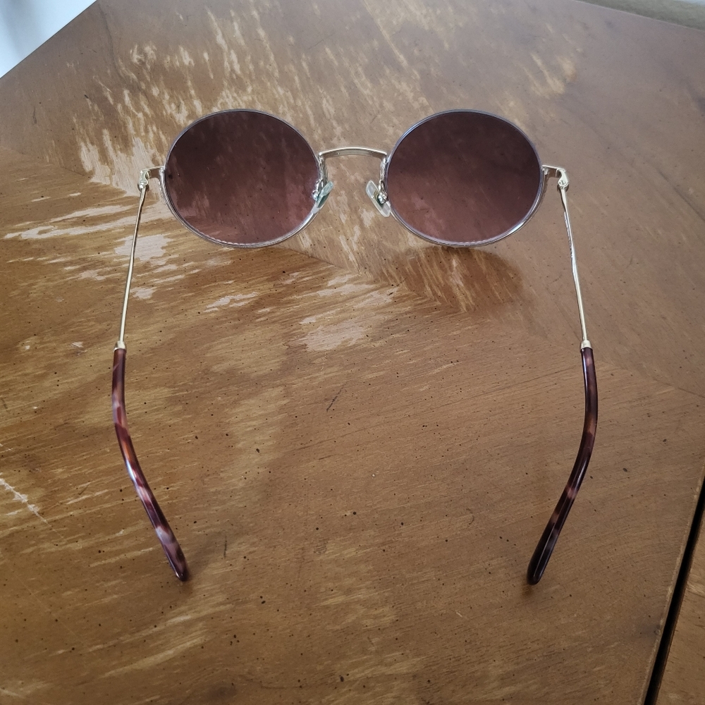 Miu Miu Rhinestone Round Circle Societe Sunglasses - Picture 4 of 12